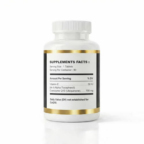 CoQ10 + Vitamin E – Cardiovascular & Energy Support