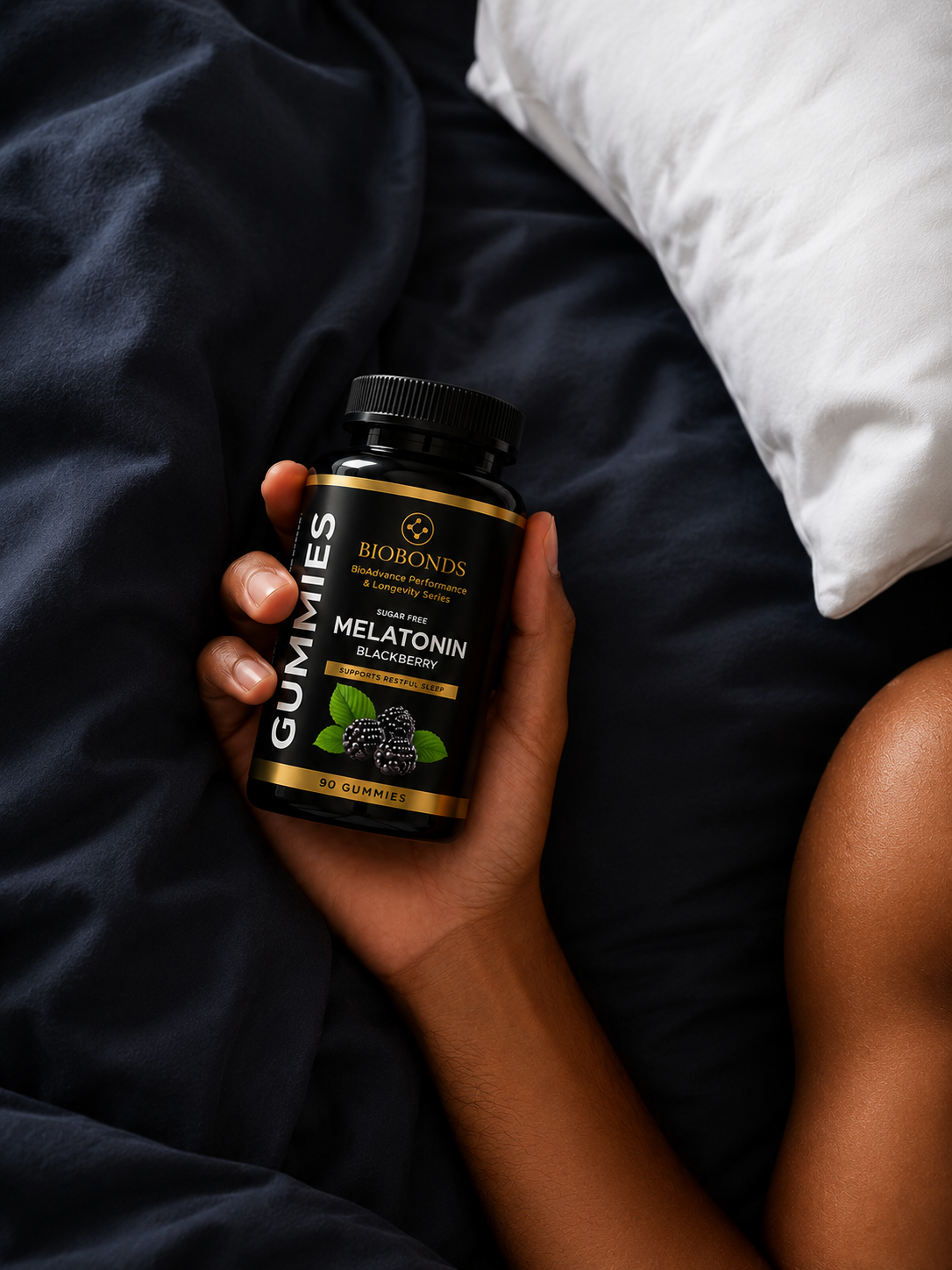 Sugar-Free Melatonin 5 mg Blackberry Gummy