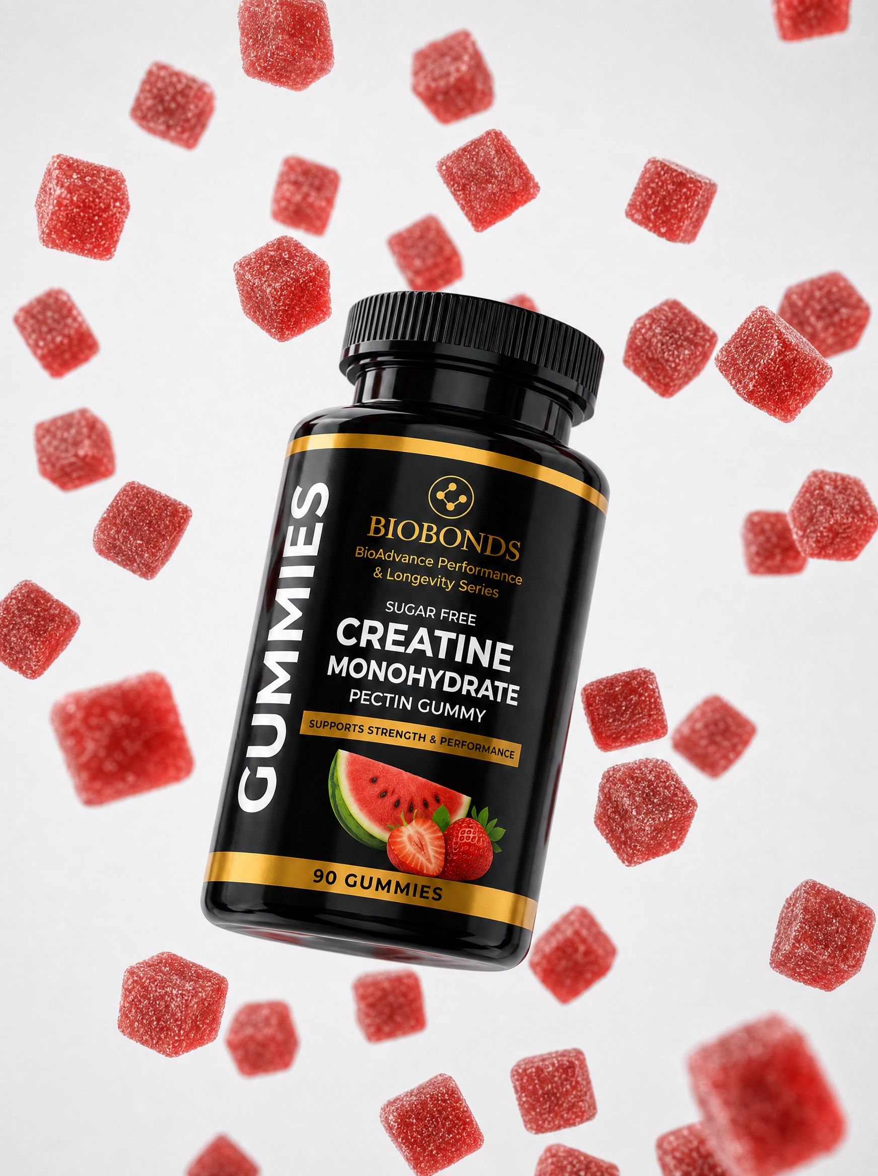 Sugar-Free Creatine Monohydrate Pectin Gummy (G305)